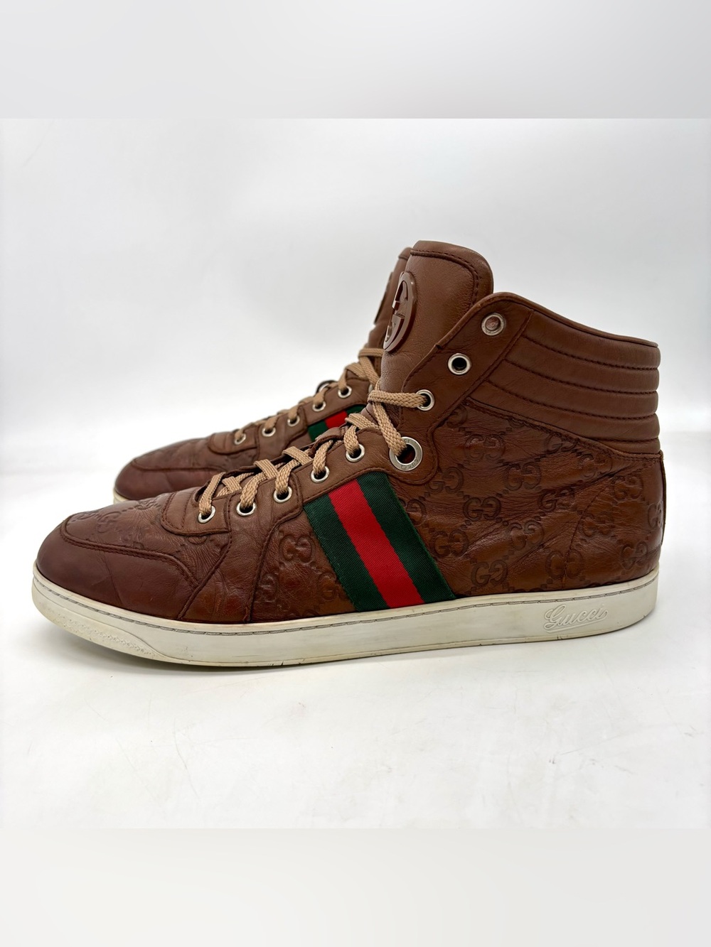Gucci Guccissima High Top Sneaker - Picture 3 of 10